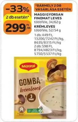 Auchan MAGGI GYORSAN FINOMAT LEVES ajánlat