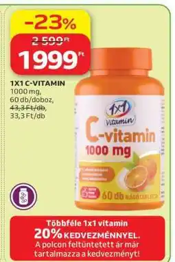 Auchan 1X1 C-VITAMIN ajánlat