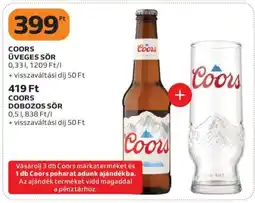 Auchan COORS ÜVEGES SÖR ajánlat