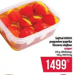 Coop Sajttal töltött peppadew paprika fűszeres olajban ajánlat