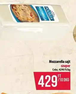 Coop Polmlek Mozzarella sajt ajánlat