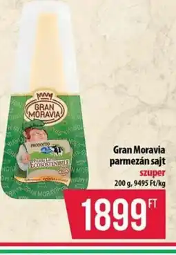 Coop Gran Moravia parmezán sajt ajánlat
