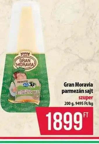 Coop Gran Moravia parmezán sajt ajánlat