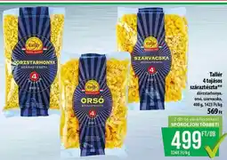 Coop Tallér 4 tojásos száraztészta ajánlat