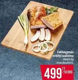 Coop Fokhagymás erdélyi szalonna ajánlat