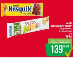 Coop Nestlé gabonapehely-szelet ajánlat
