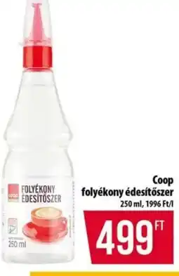 Coop Coop folyékony édesítőszer ajánlat