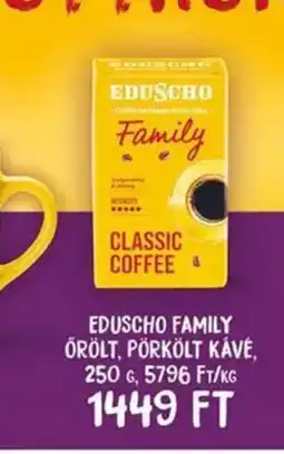 Coop Eduscho Family őrölt, pörkölt kávé ajánlat