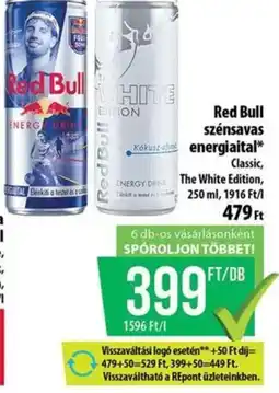 Coop Red Bull szénsavas energiaital ajánlat