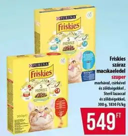 Coop Friskies száraz macskaeledel ajánlat