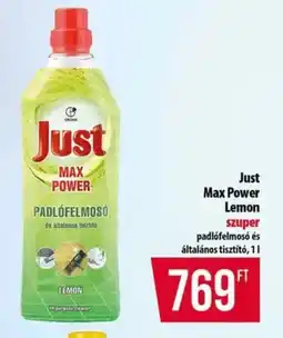 Coop Just Max Power Lemon padlófelmosó ajánlat