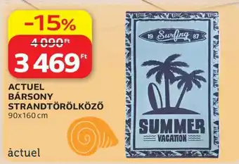 ACTUEL BÁRSONY STRANDTÖRÖLKÖZŐ