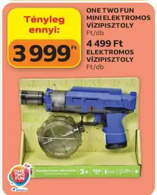 ONE TWO FUN MINI ELEKTROMOS VÍZIPISZTOLY