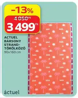 Auchan ACTUEL BÁRSONY STRANDTÖRÖLKÖZŐ ajánlat
