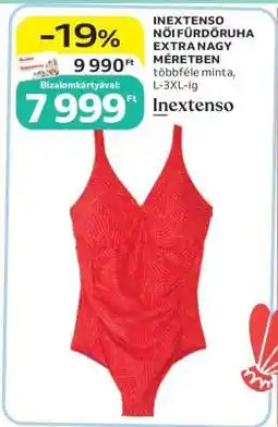 Auchan INEXTENSO Női fürdőruha ajánlat