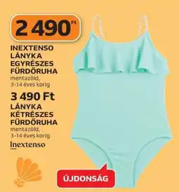 Auchan INEXTENSO LÁNYKA EGÉSZES FÜRDŐRUHA ajánlat