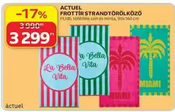 Auchan ACTUEL FROTTÍR STRANDTÖRÖLKÖZŐ ajánlat