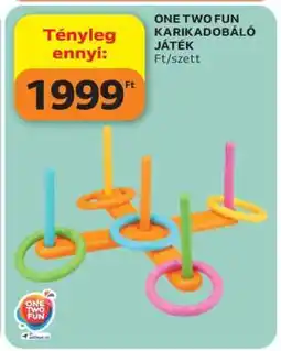Auchan ONE TWO FUN KARIKADOBÁLÓ JÁTÉK ajánlat