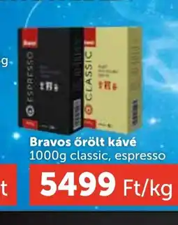 PRIVÁT Bravos őrölt kávé ajánlat