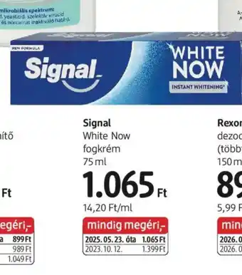 Signal White Now fogkrém