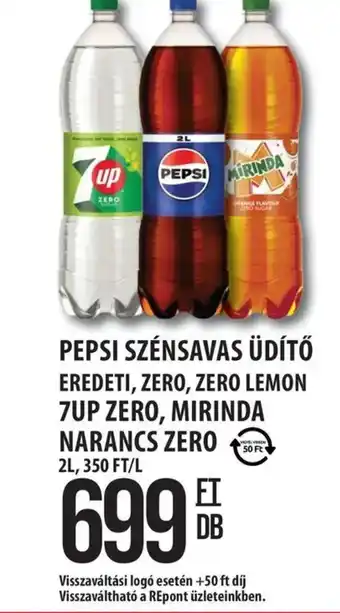 Pepsi szénsavas üdítő