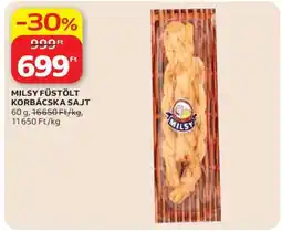 Auchan MILSY FÜSTÖLT KORBÁCSKA SAJT ajánlat