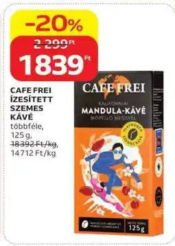 Auchan CAFE FREI Ízesített Szemes Kávé ajánlat