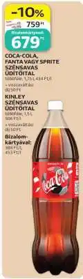 Auchan Coca-Cola, Fanta vagy Sprite szénsavas üdítőital ajánlat