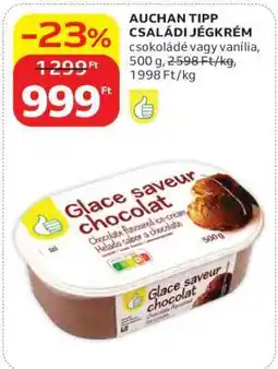 Auchan AUCHAN TIPP CSALÁDI JÉGKRÉM ajánlat