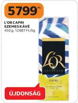 Auchan L’OR CAPRI SZEMES KÁVÉ ajánlat