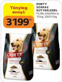 Auchan DORTY SZÁRAZ KUTYAELŐDEL ajánlat