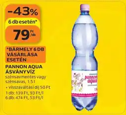 Auchan Pannon Aqua Ásványvíz ajánlat
