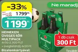 Auchan Heineken üveges sör multipack ajánlat