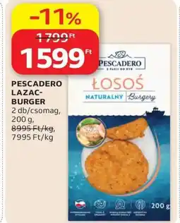 Auchan Pescadero lazac-burger ajánlat