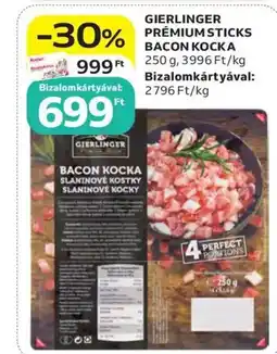 Auchan Gierlinger Prémium Sticks bacon kocka ajánlat
