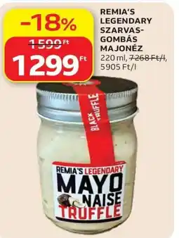 Auchan Remias Legendary szarvasgombás majonéz ajánlat
