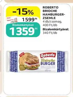 Auchan Roberto Brioche Hamburger-zsemle ajánlat