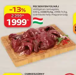 Auchan Pecsenyenyúlmáj ajánlat