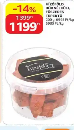 Auchan Hízóföld bőr nélküli, fűszeres tepertő ajánlat