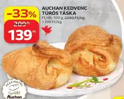 Auchan Auchan kedvenc túrós táska ajánlat