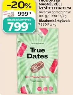 Auchan True Dates magnélküli, ízesített datolya ajánlat