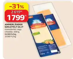 Auchan Ammerländer szeletelt sajt ajánlat