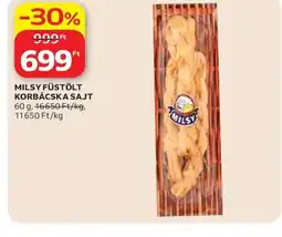 Auchan Milsy füstölt korbácska sajt ajánlat