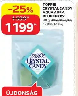 Auchan Toppie Crystal Candy Aqua Aura Blueberry ajánlat