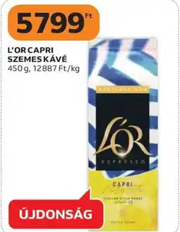 Auchan Lor Capri szemes kávé ajánlat