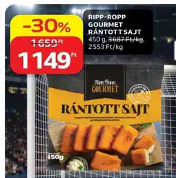 Auchan Ripp-Ropp Gourmet rántott sajt ajánlat