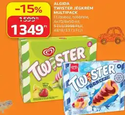Auchan Algida Twister jégkrém multipack ajánlat