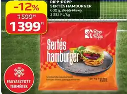 Auchan Ripp-Ropp Sertés hamburger ajánlat