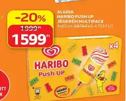 Auchan Algida Haribo Push Up jégkrém multipack ajánlat