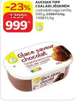 Auchan Auchan Tipp családi jégkrém ajánlat